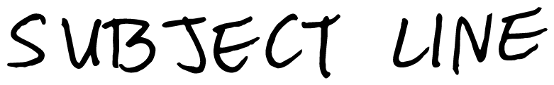 Subject Line